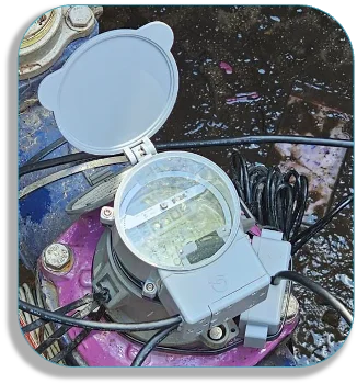 MHA enclosure being secured in the field