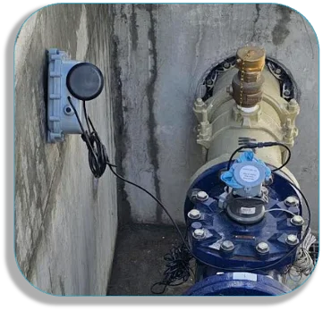 Close-up of MHA cabling and connectors