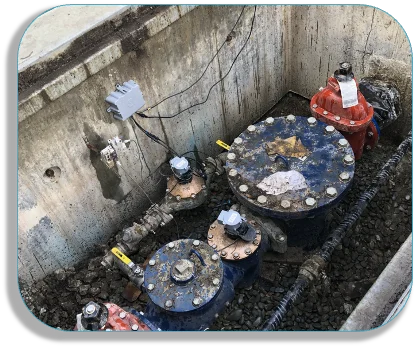 Completed MHA installation on a meter